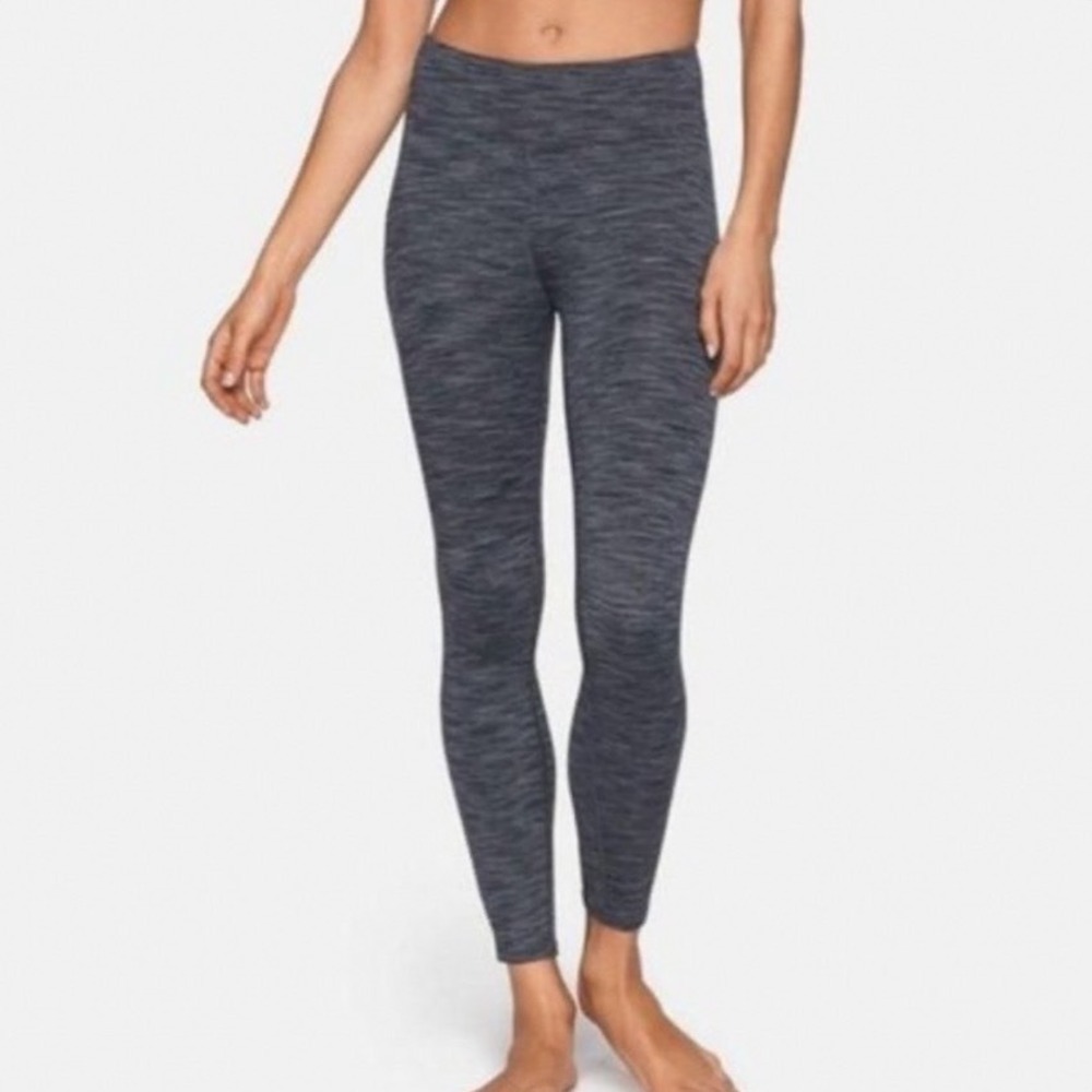 Outdoor Voices FreeForm 7/8 Leggings Charcoal Grey Space Dye High Rise Women Lg